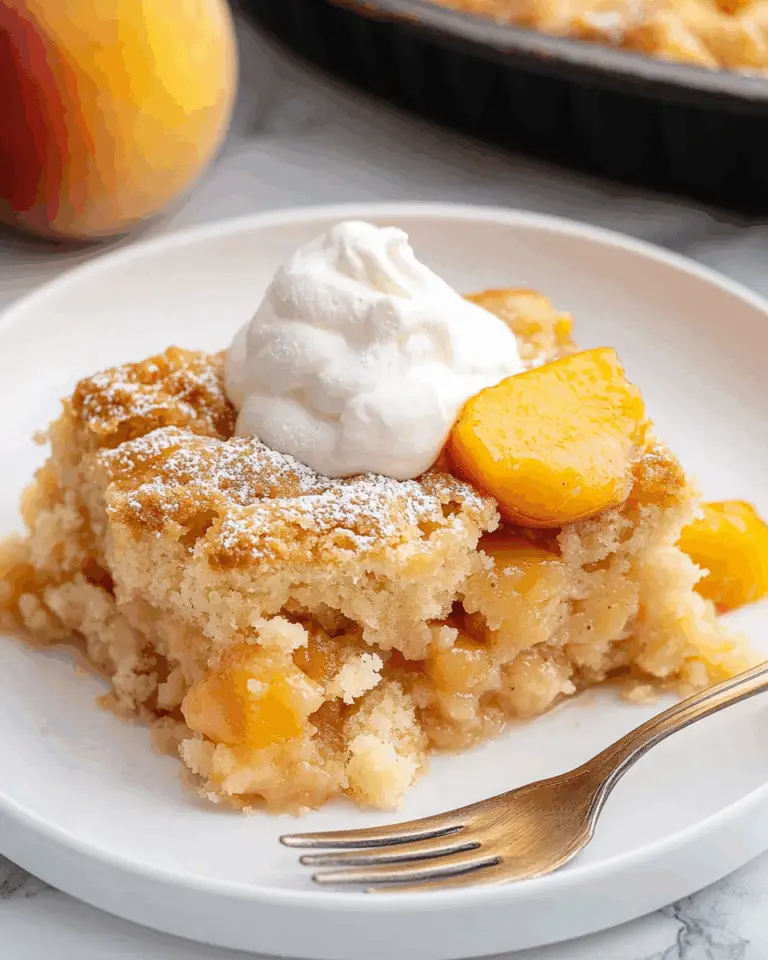 Peach Dump Cake
