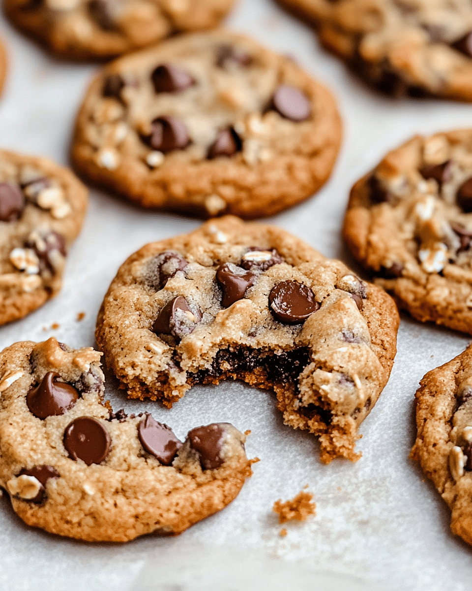 Peanut Butter Oatmeal Chocolate Chip Cookies