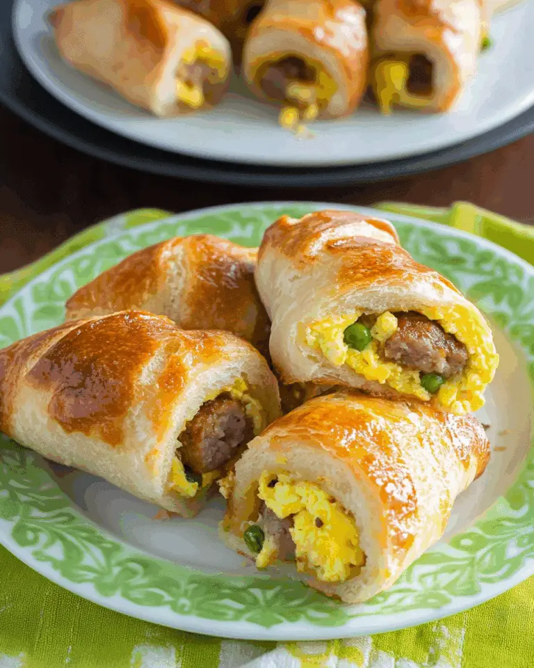 Sausage, Egg, and Cheese Breakfast Roll-Ups