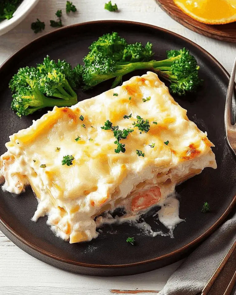 Seafood Lasagna with Shrimp and Crab