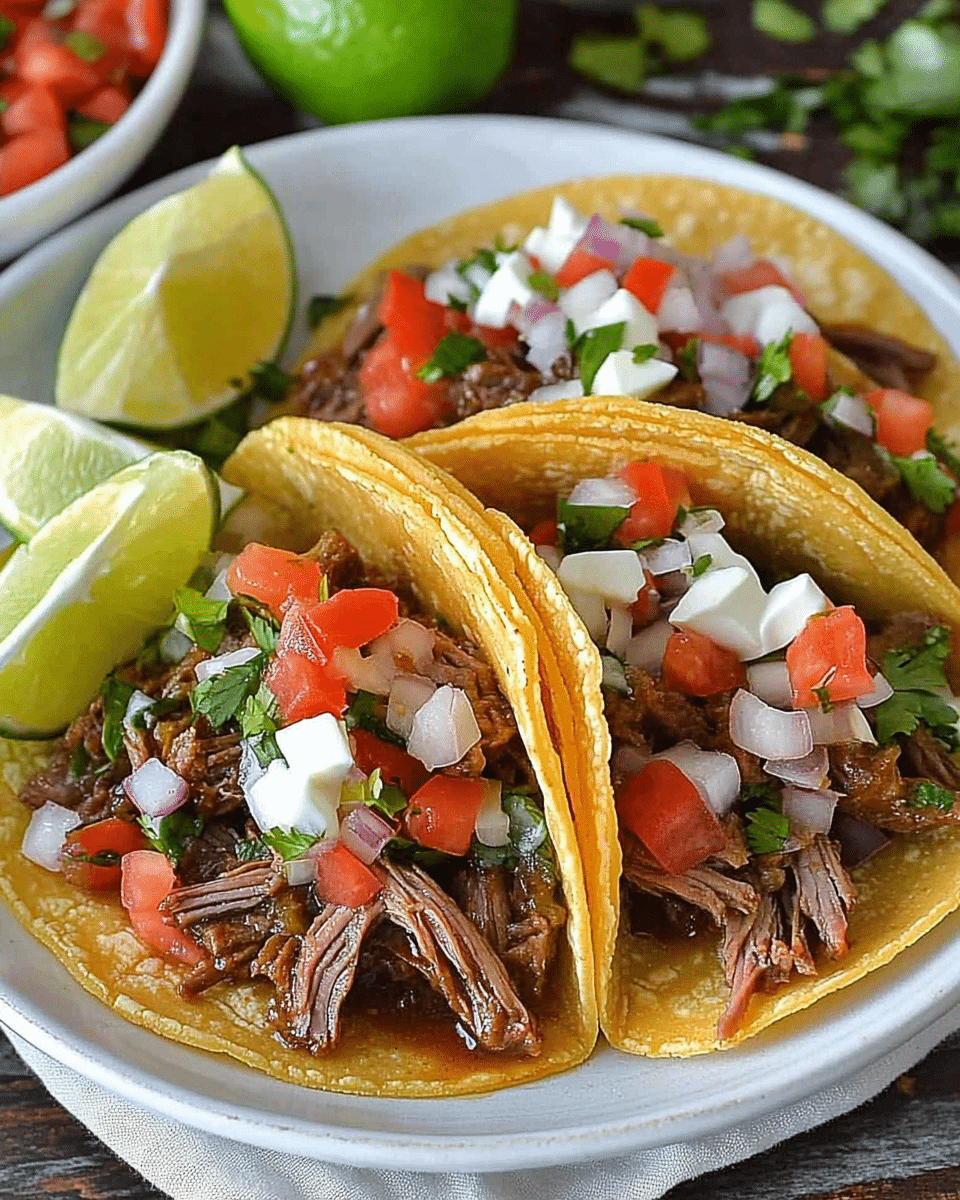 Slow Cooker Short Rib Tacos