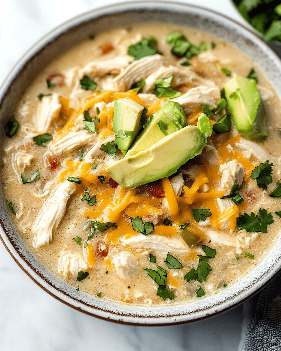 Slow Cooker White Chicken Chili
