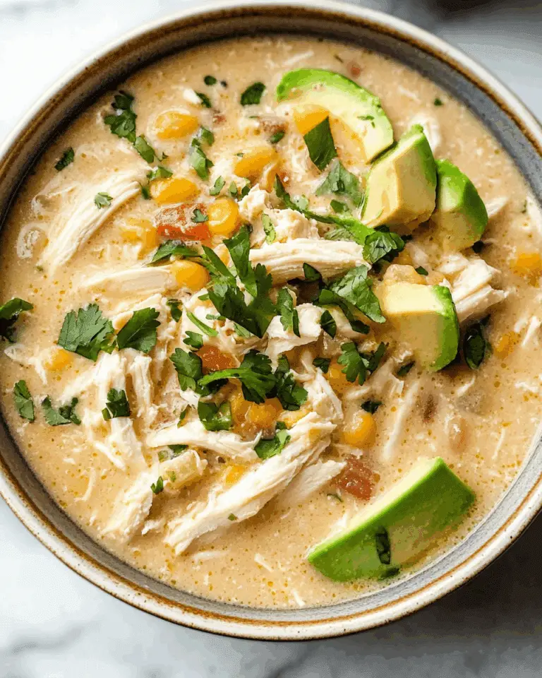 Slow Cooker White Chicken Chili