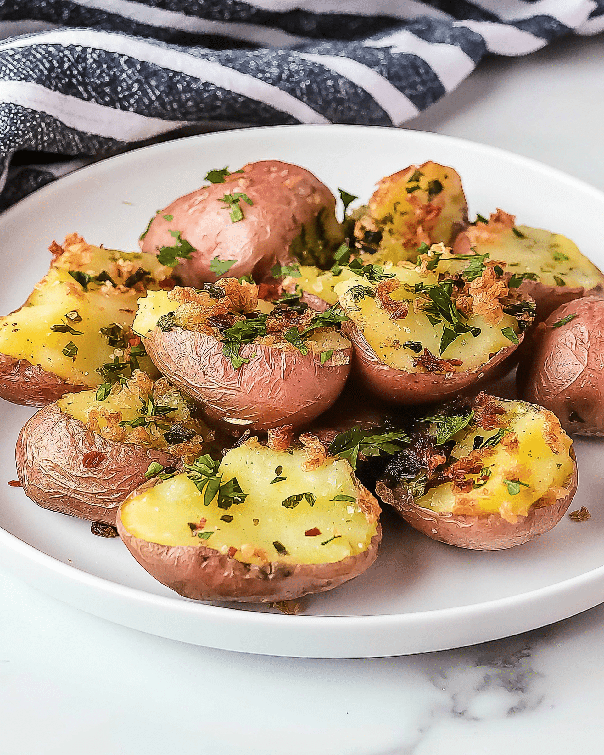 Smashed Red Potatoes