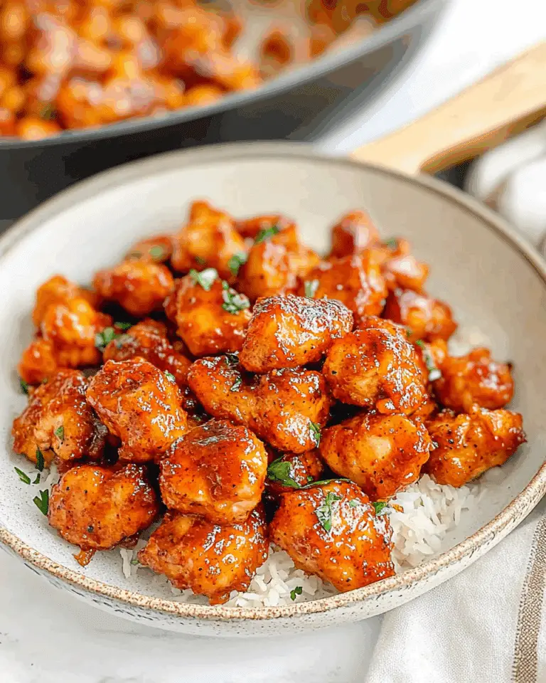 Spicy Sweet Garlic Chicken Bites