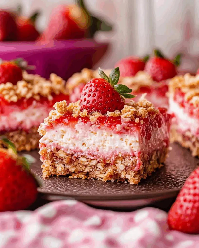 Strawberry Cheesecake Bars