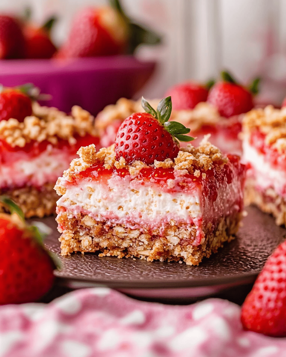 Strawberry Cheesecake Bars