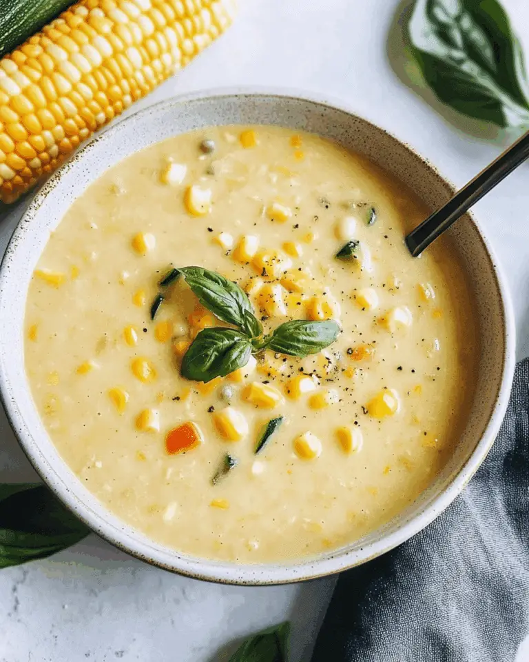 Summer Corn and Zucchini Chowder