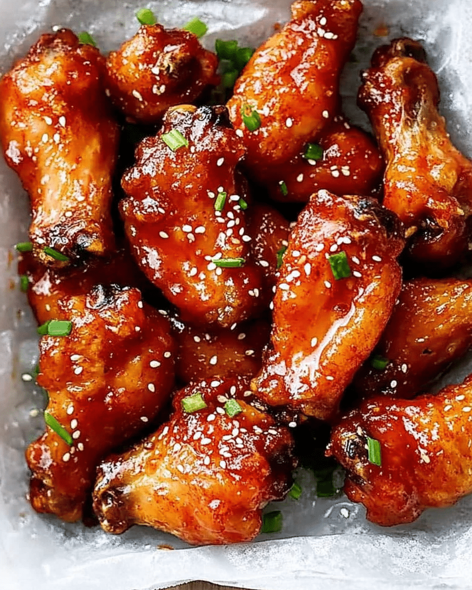 Sweet and Spicy Chicken Wings