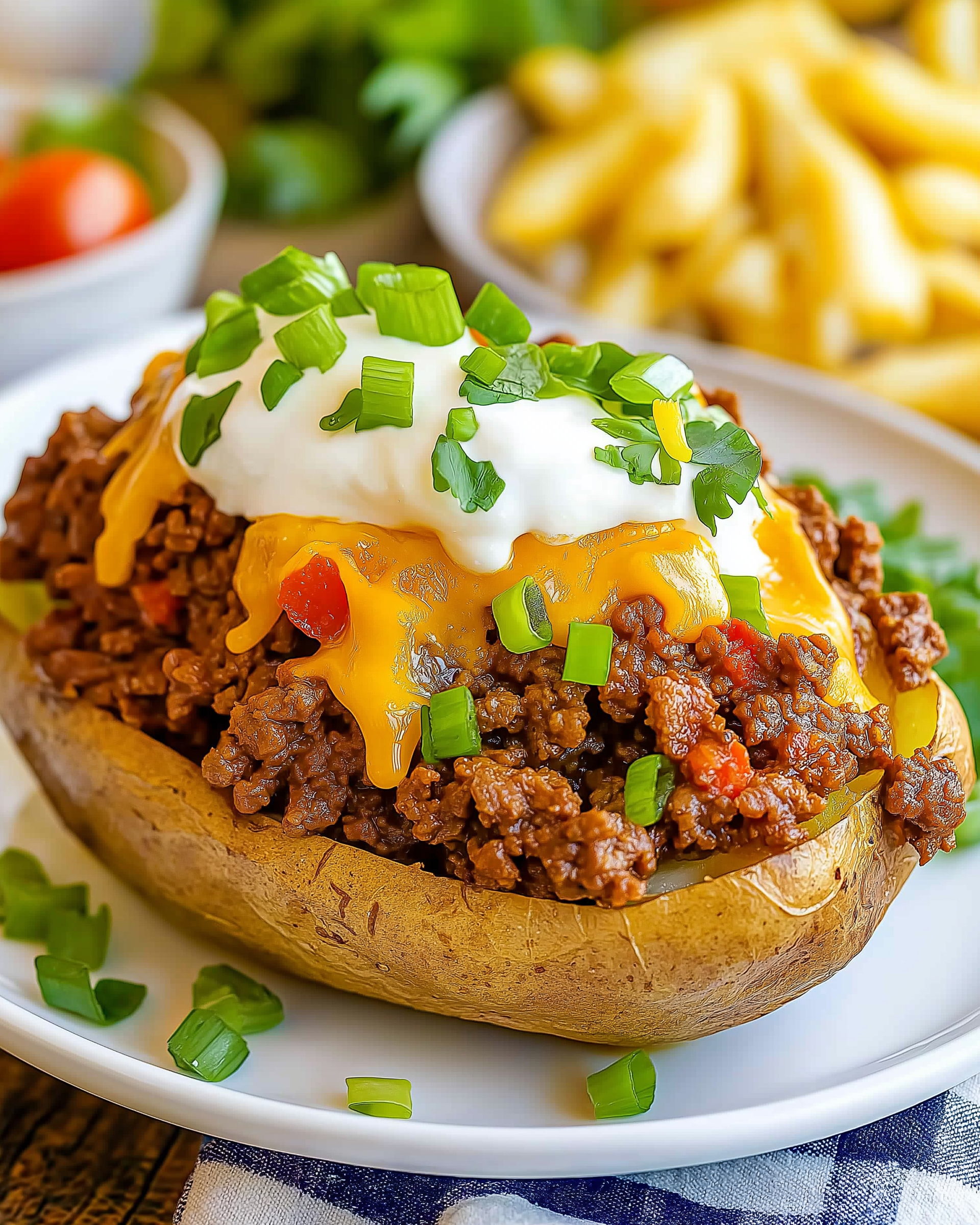 Taco Loaded Baked Potatoes