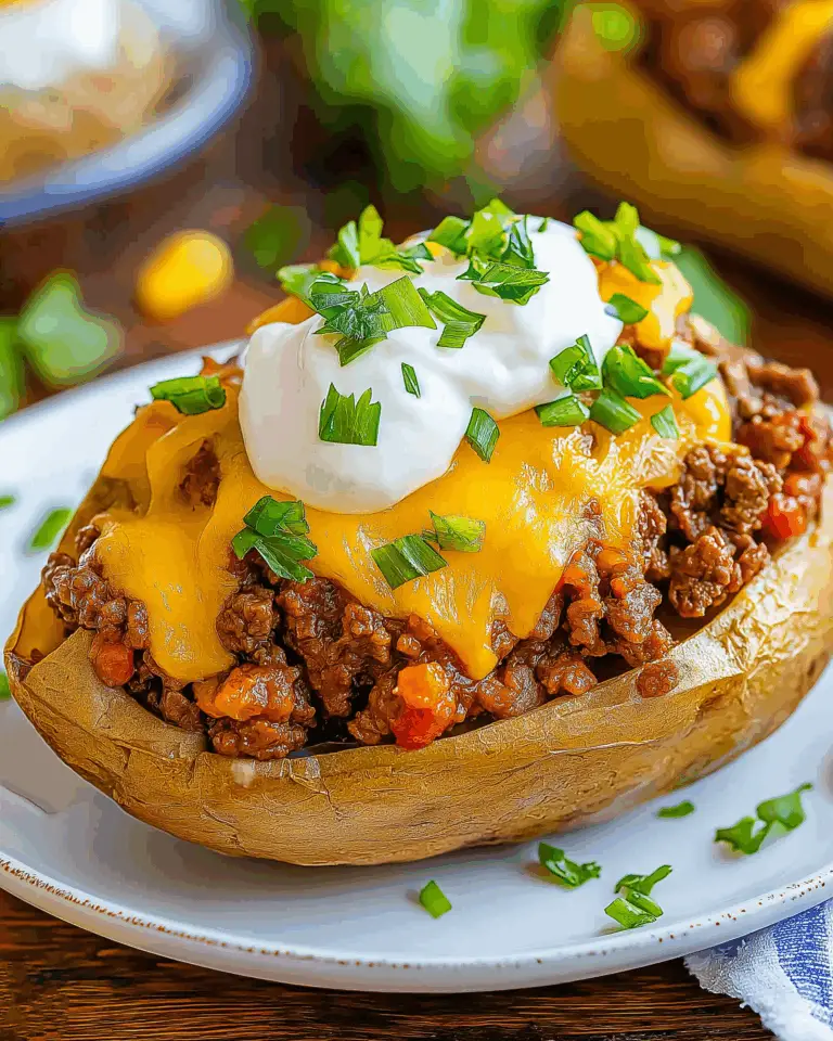 Taco Loaded Baked Potatoes