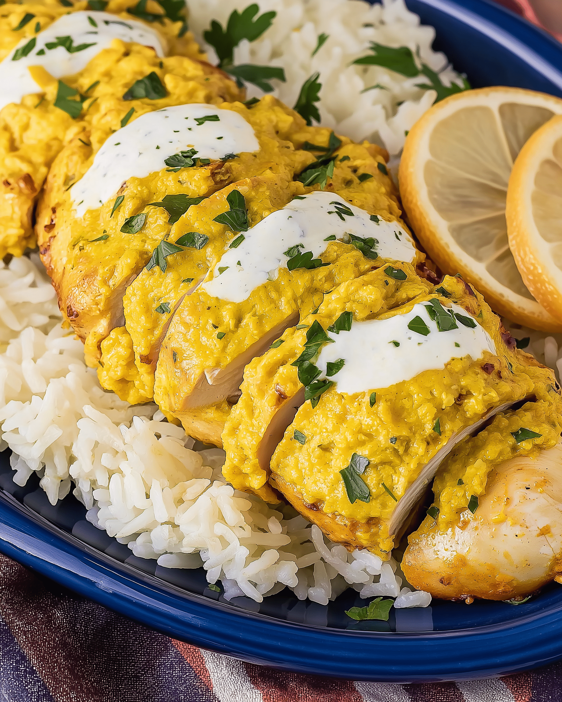 Tandoori Chicken with Tzatziki Sauce