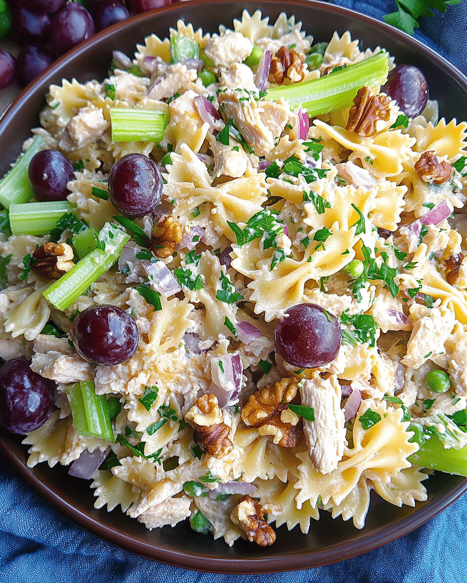Tarragon Chicken Pasta Salad