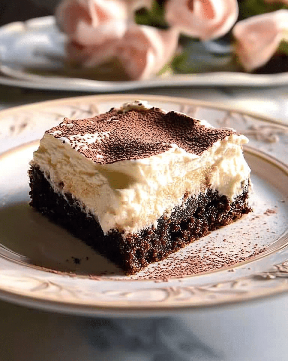 Tiramisu Brownies