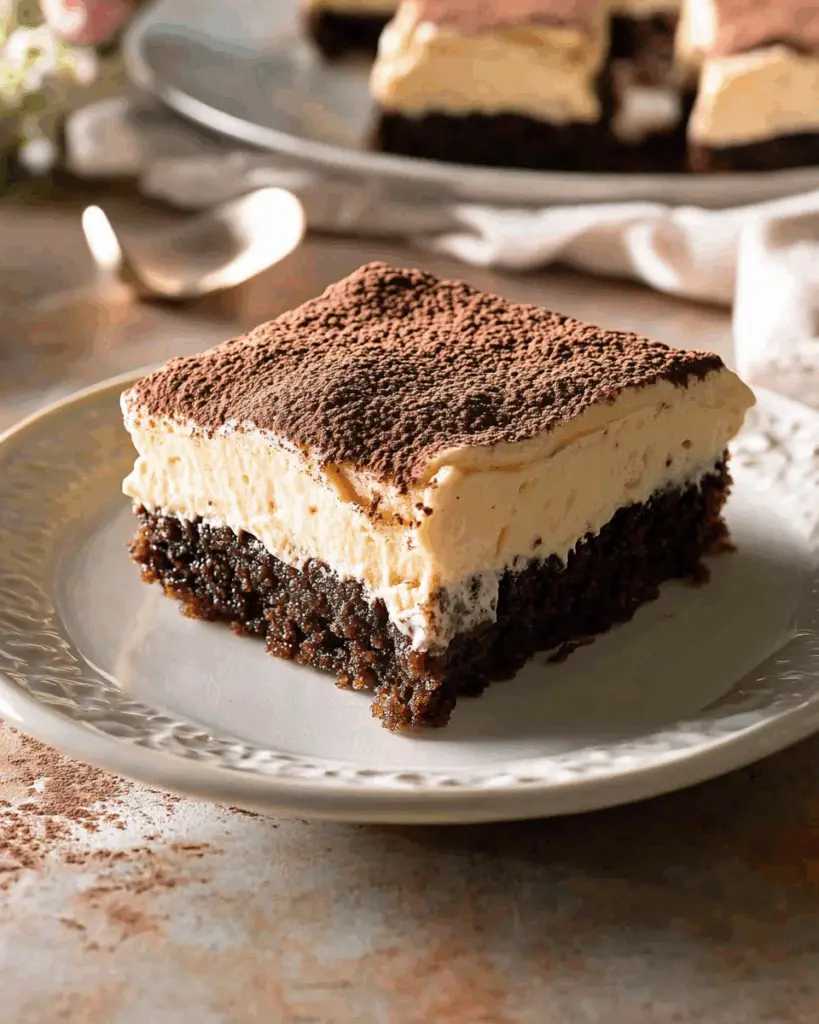 Tiramisu Brownies