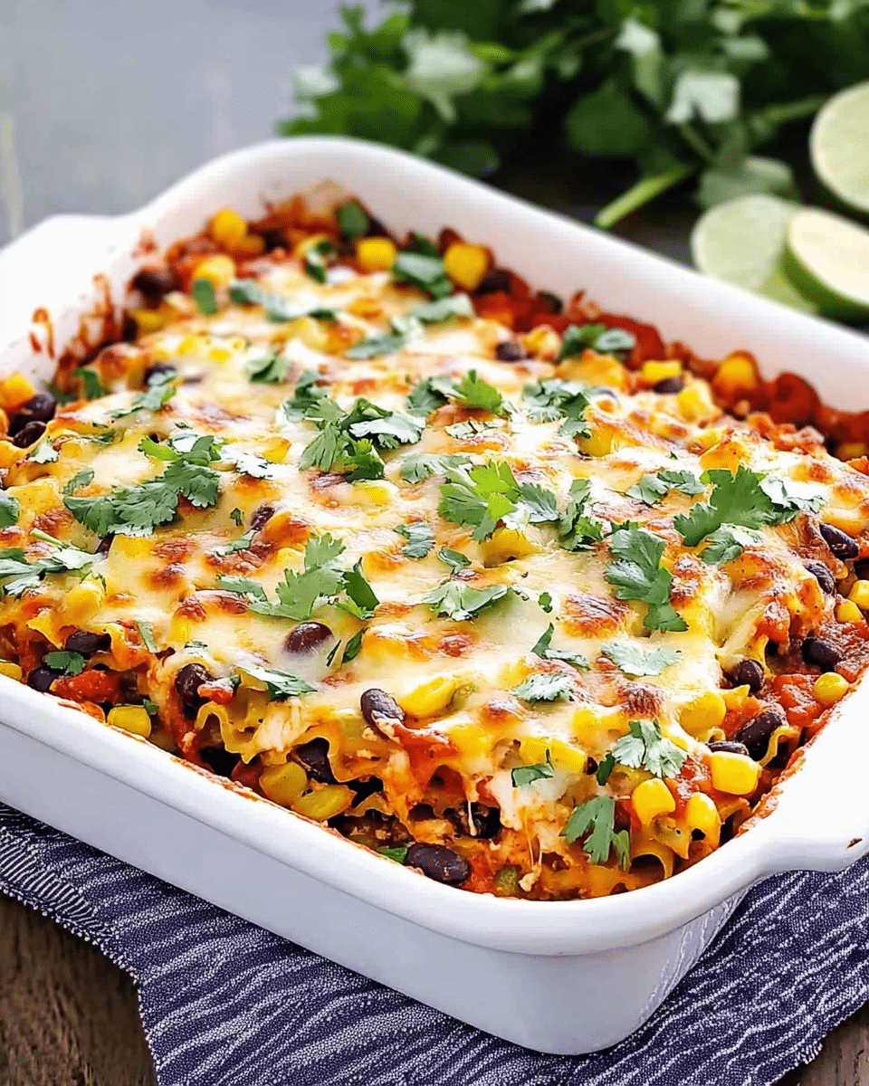 Veggie Mexican Lasagna