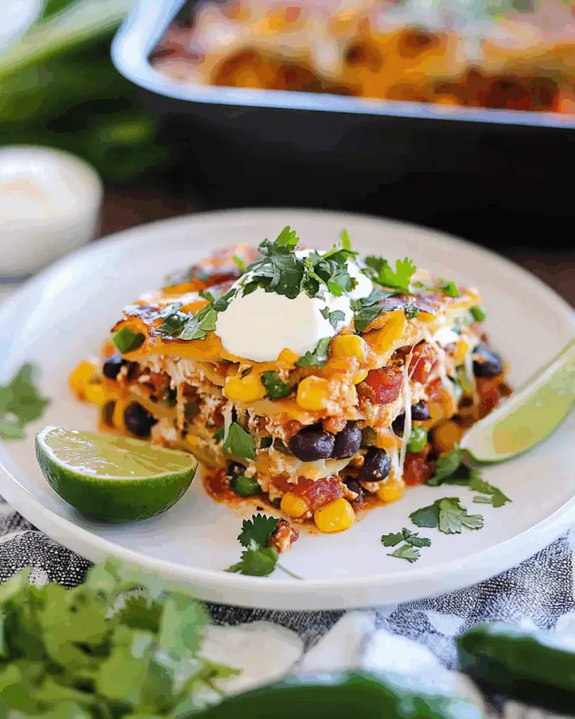 Veggie Mexican Lasagna