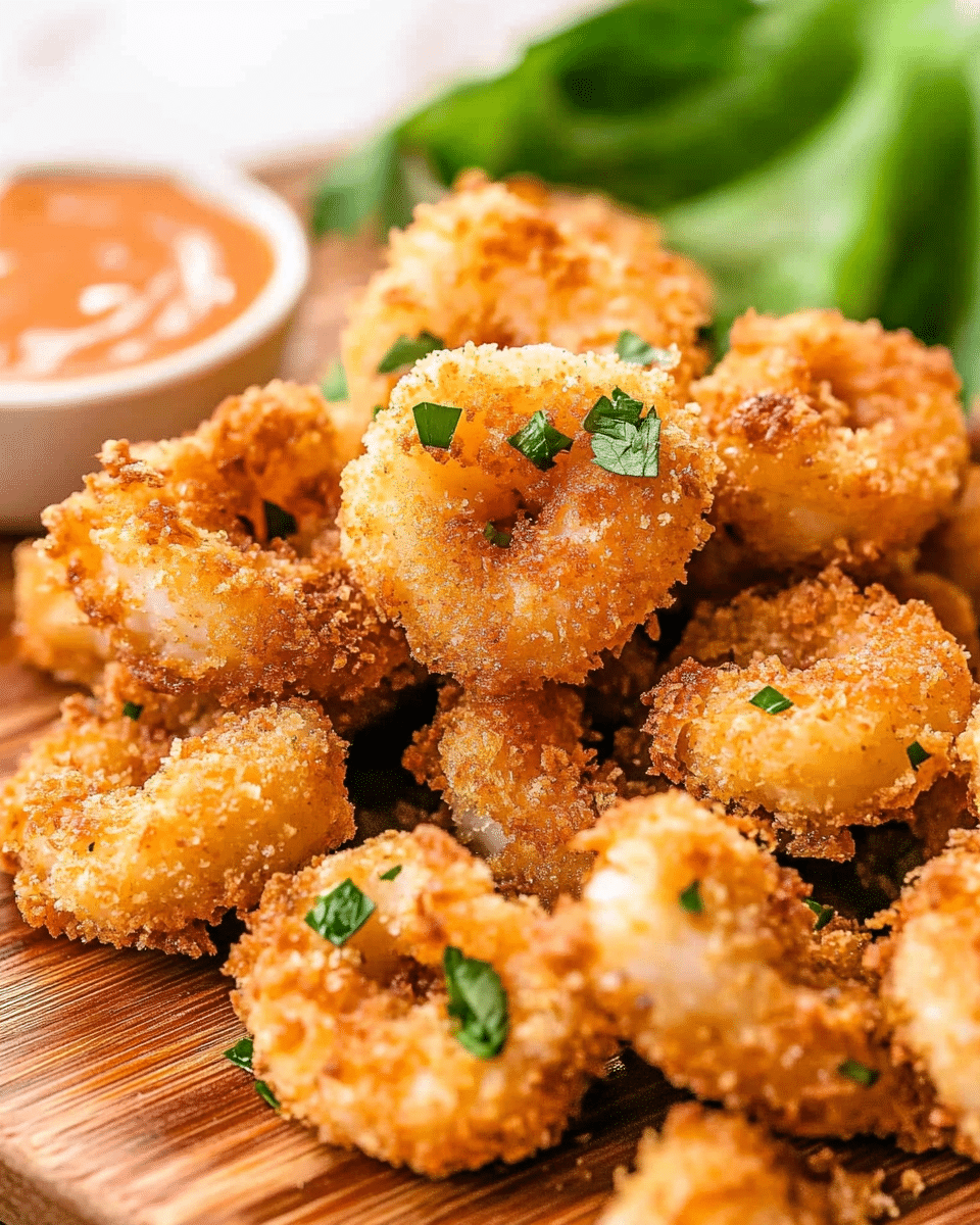 Air Fryer Spicy Fried Shrimp