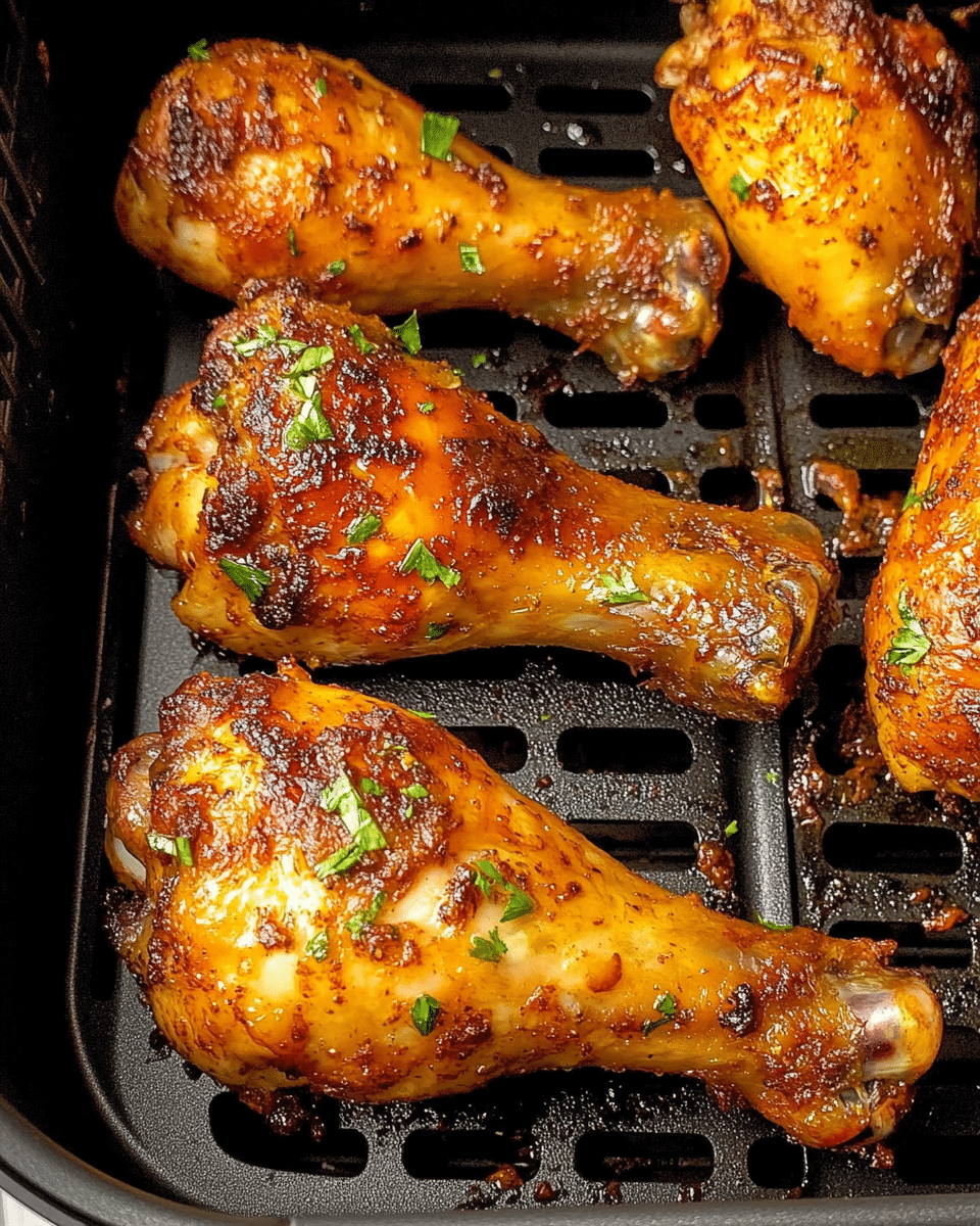 Sweet and Spicy Air Fryer Chicken Legs