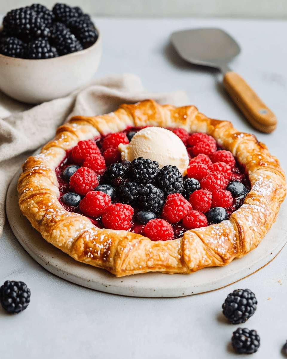 Mixed Berry Galette