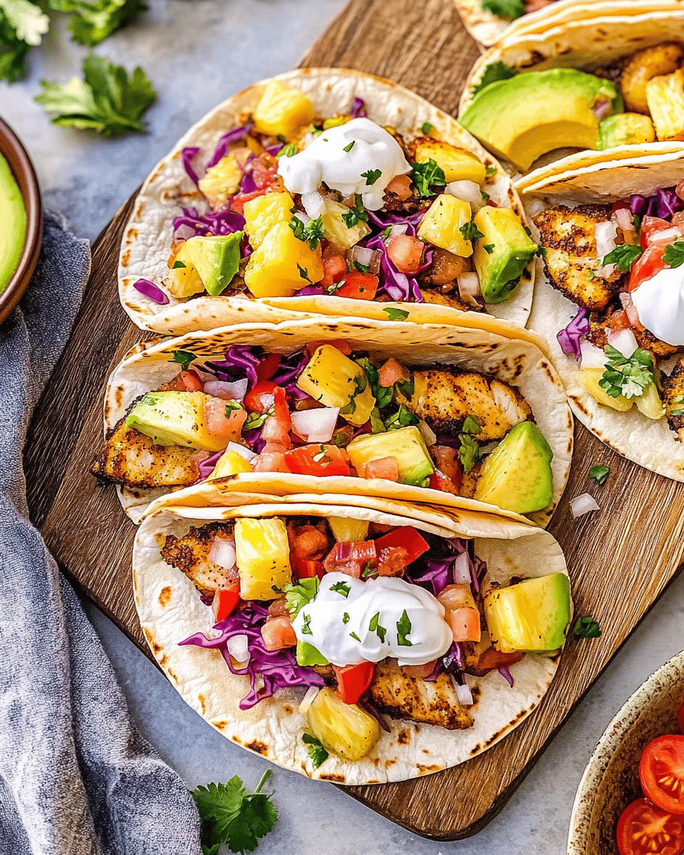 Blackened Mahi Mahi Tacos