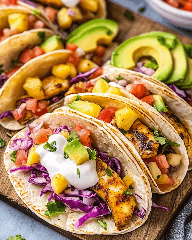 Blackened Mahi Mahi Tacos