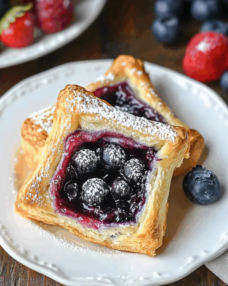 Blueberry Cream Cheese Danish