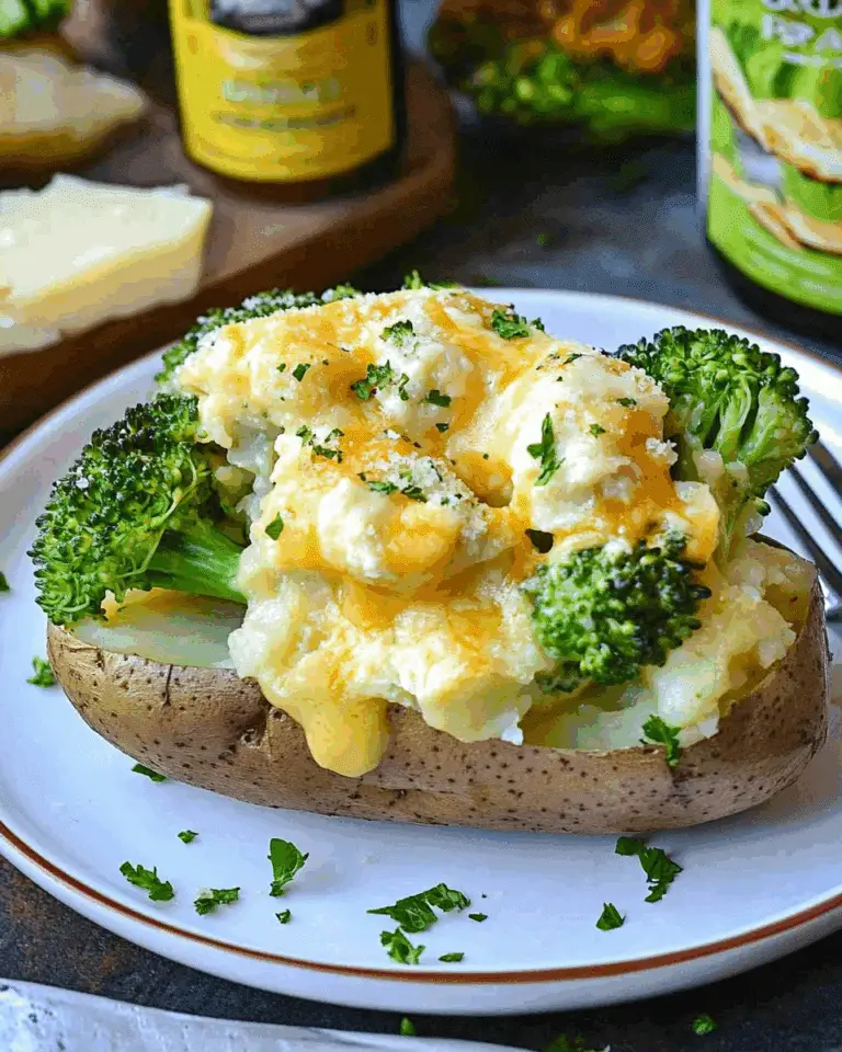 Broccoli Cheese Baked Potatoes