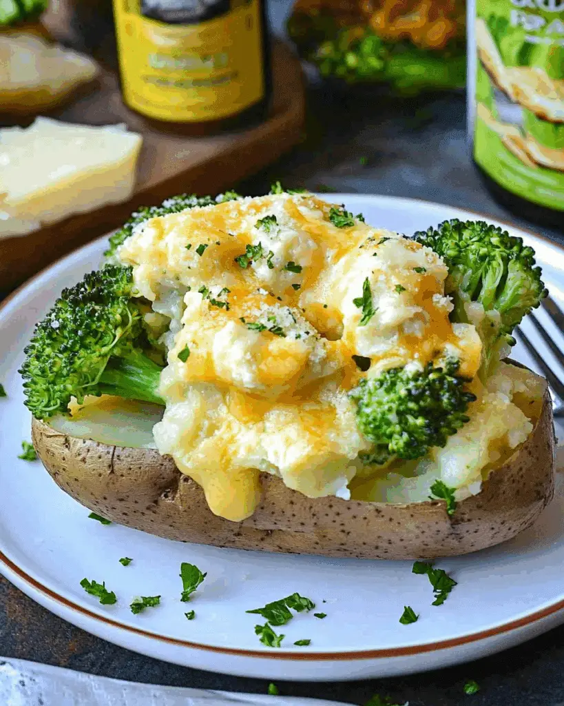 Broccoli Cheese Baked Potatoes
