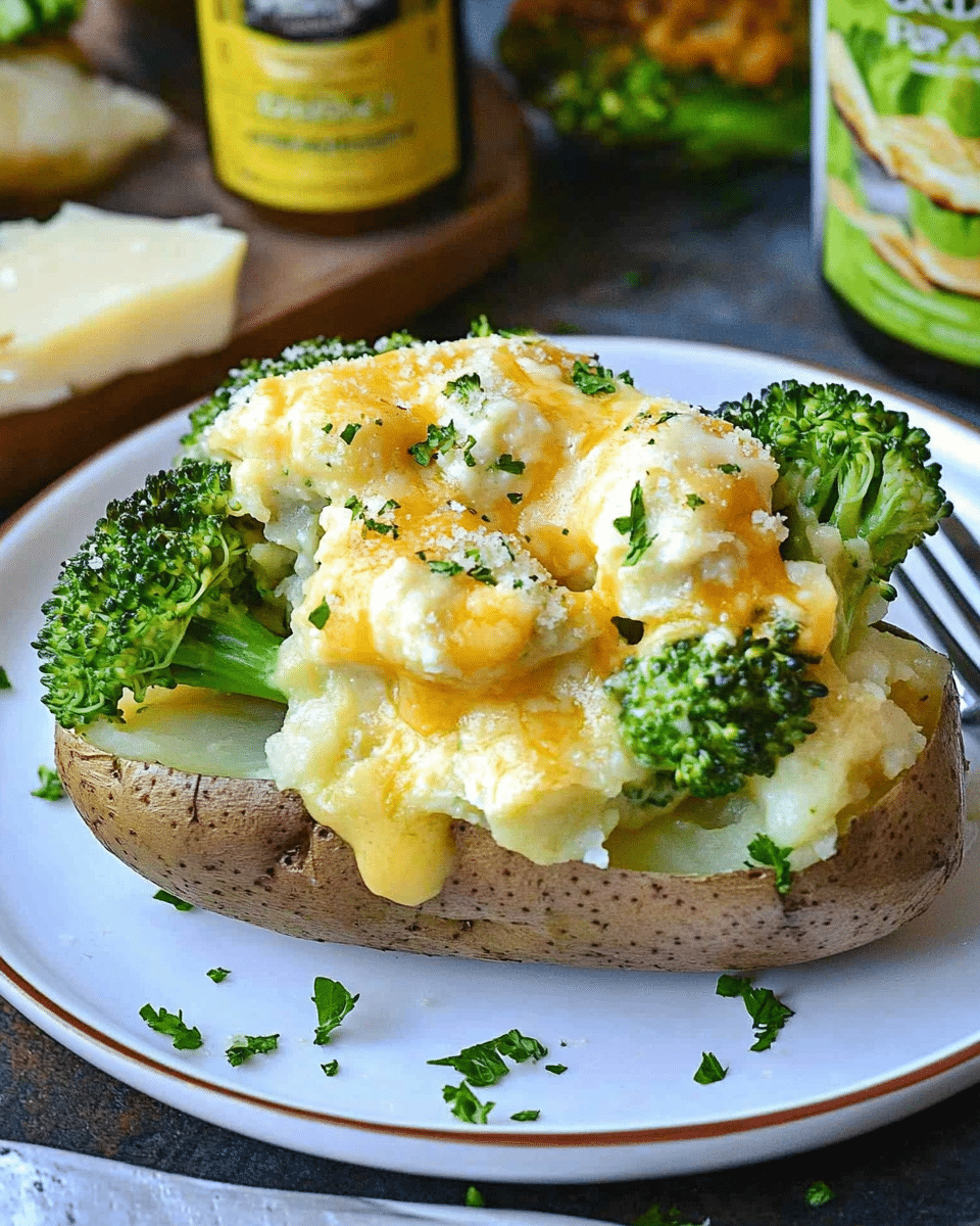 Broccoli Cheese Baked Potatoes