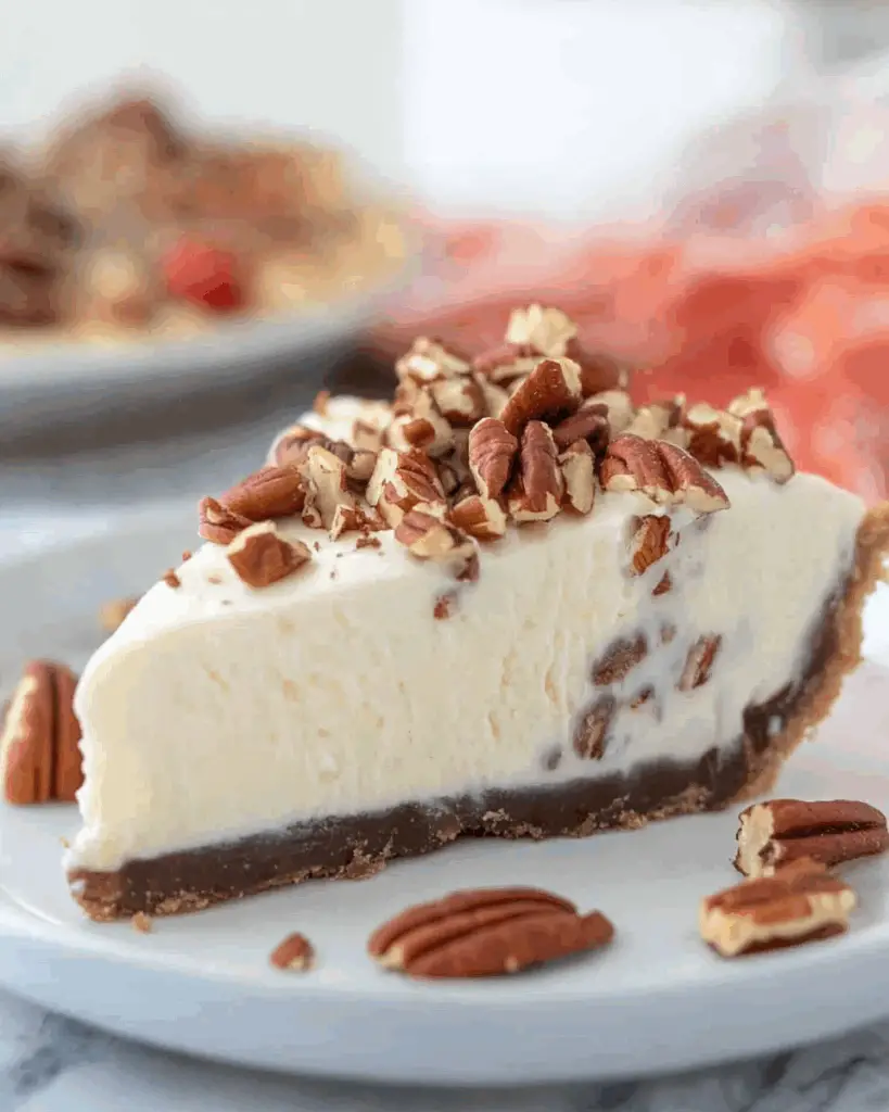 Keto Butter Pecan Ice Cream Pie