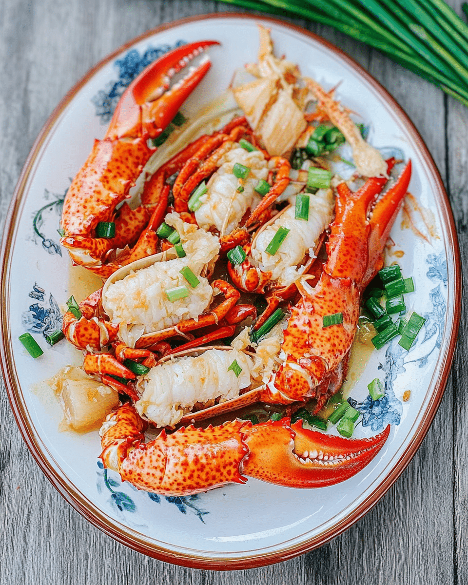 Cantonese-Style Ginger Scallion Lobster