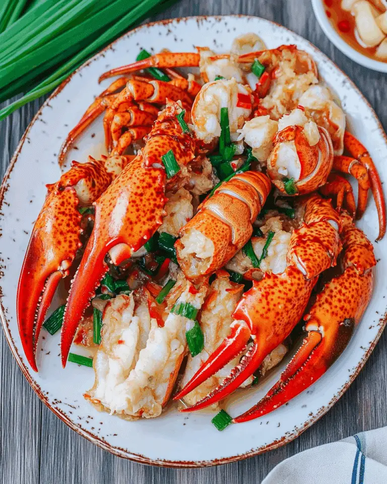 Cantonese-Style Ginger Scallion Lobster