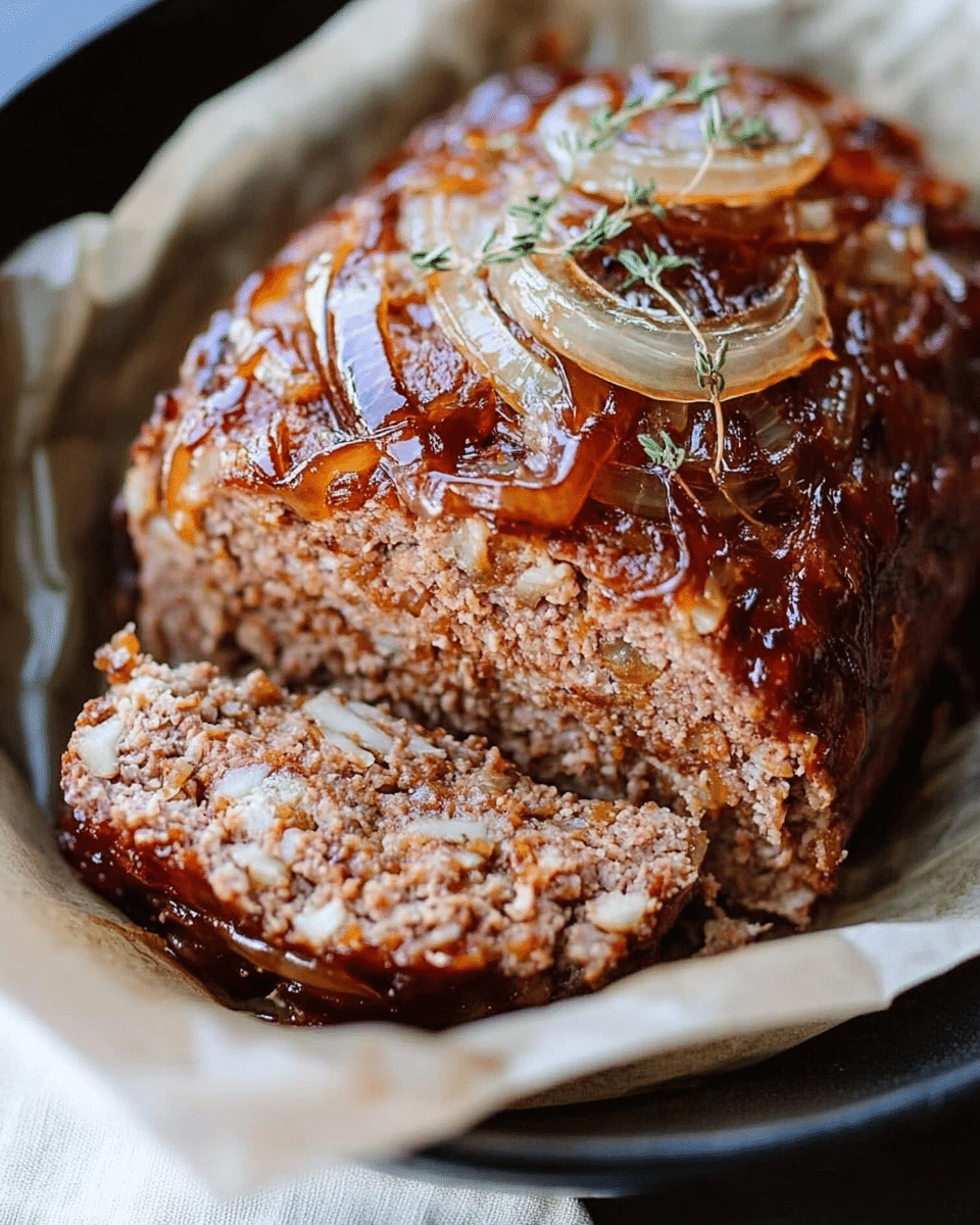 Caramelized Onion Meatloaf
