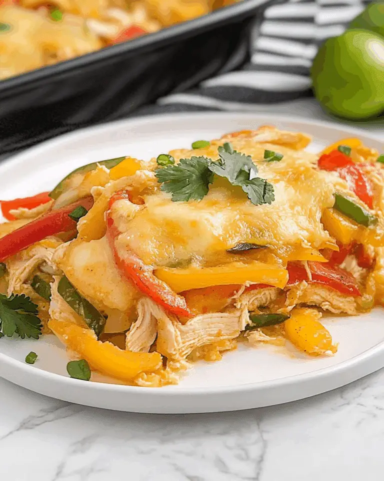 Chicken Fajita Casserole