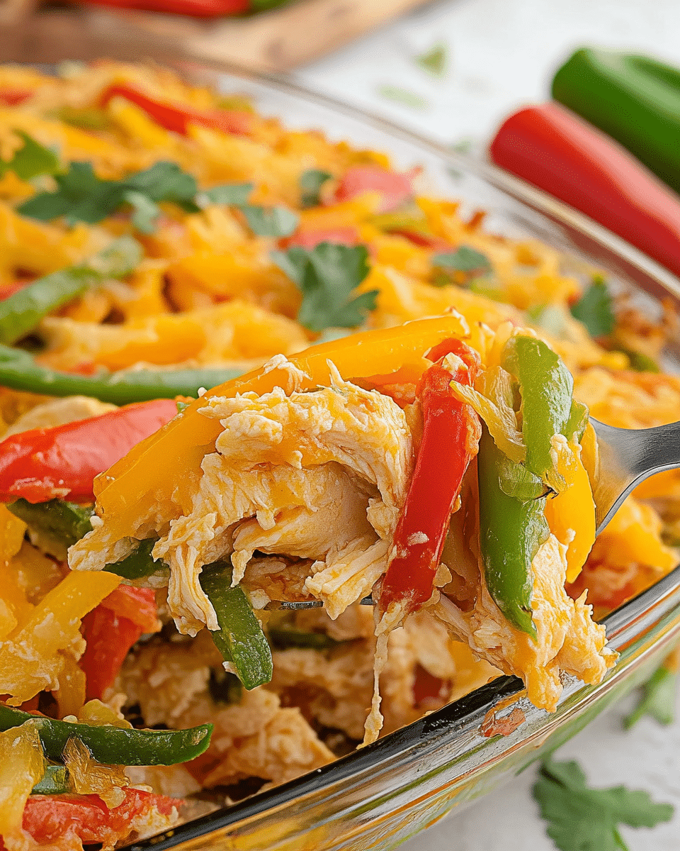 Chicken Fajita Casserole
