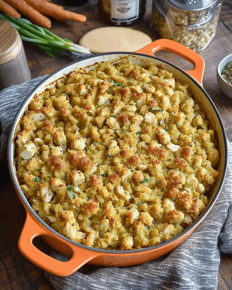 Chicken Stuffing Casserole
