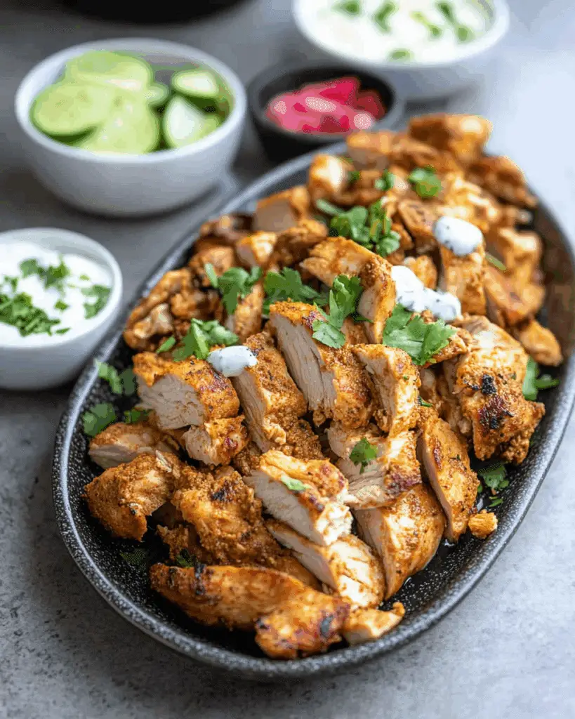 Loaf Pan Chicken Shawarma