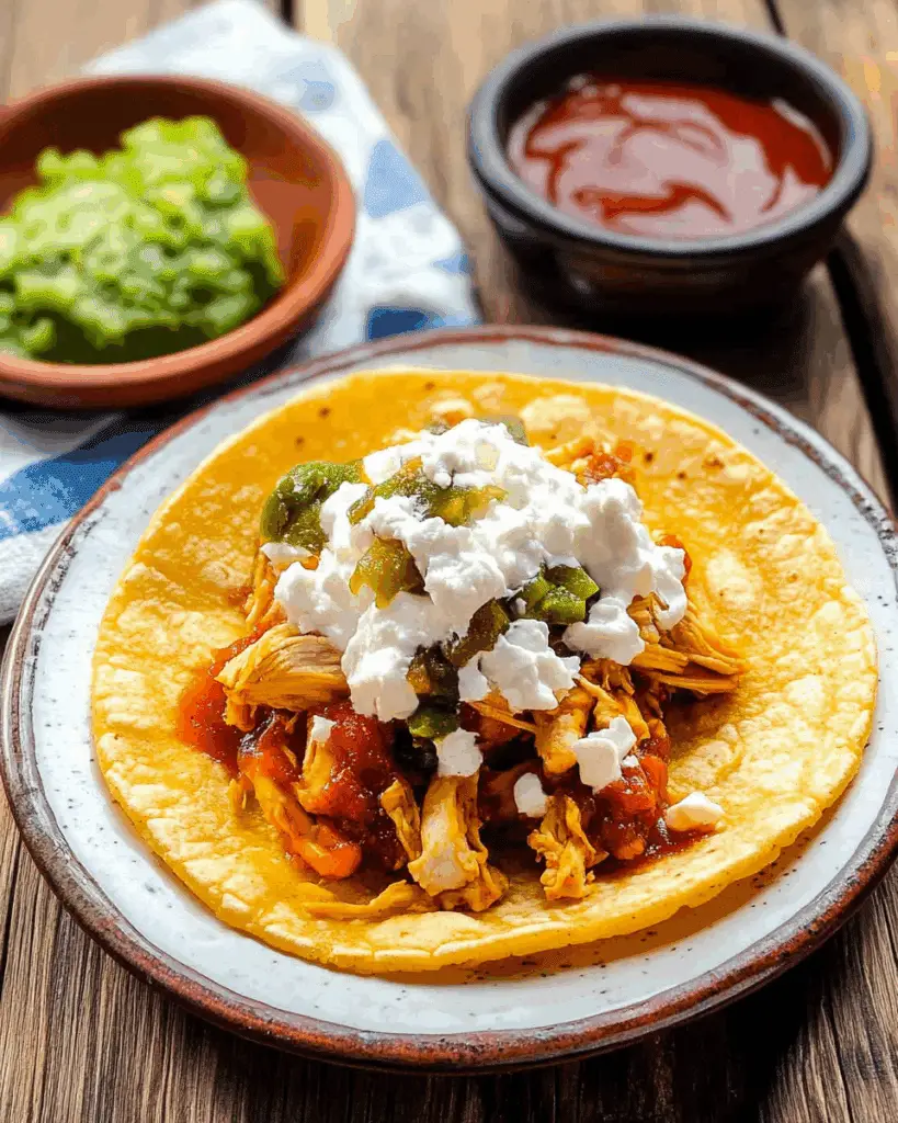 Chicken Tostadas