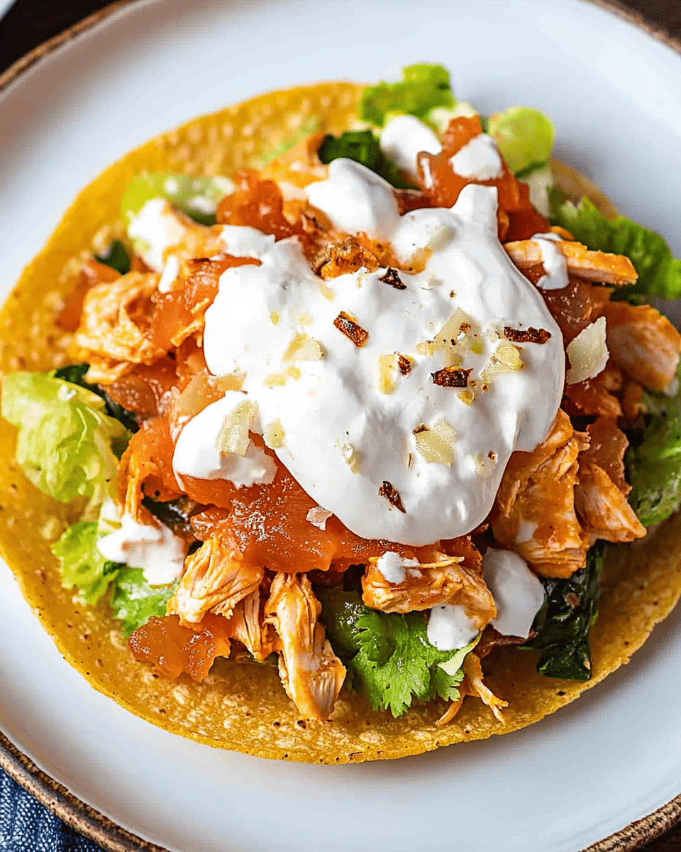 Chicken Tostadas
