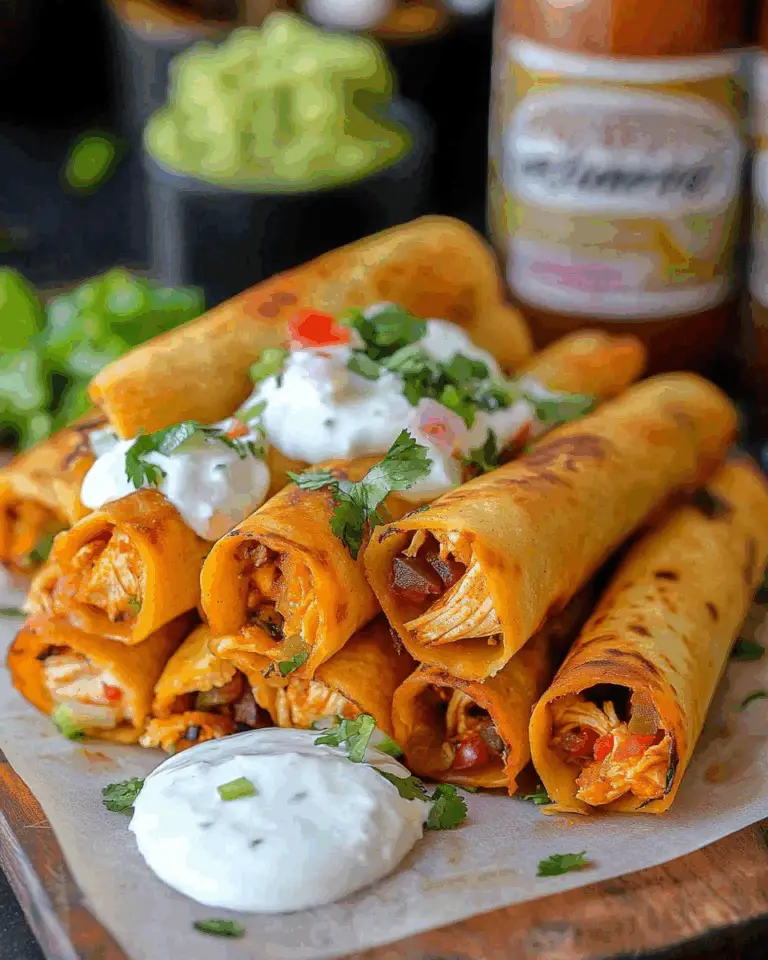 Chicken and Pepper Jack Taquitos
