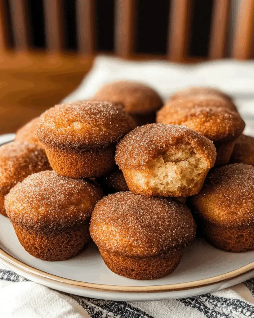 Cinnamon Sugar Banana Muffins