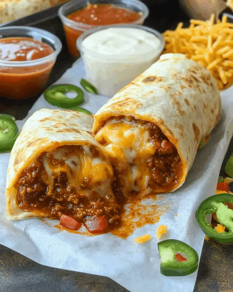 Copycat Taco Bell Chili Cheese Burrito