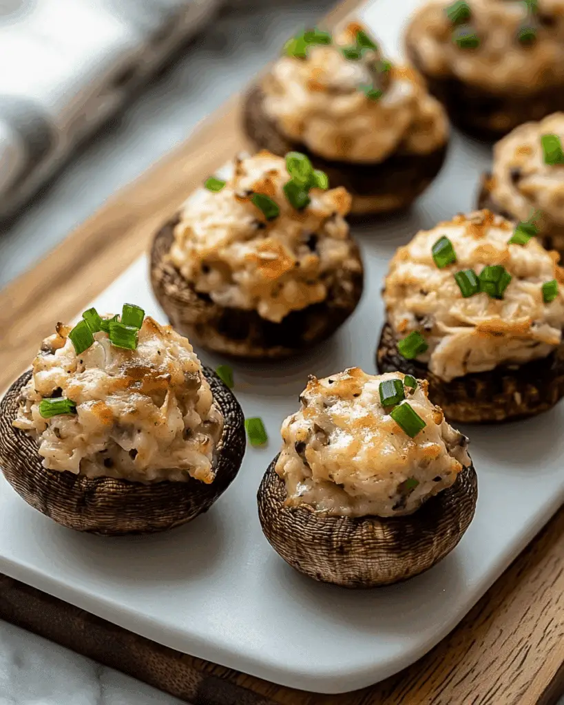 Crab Stuffed Mushrooms