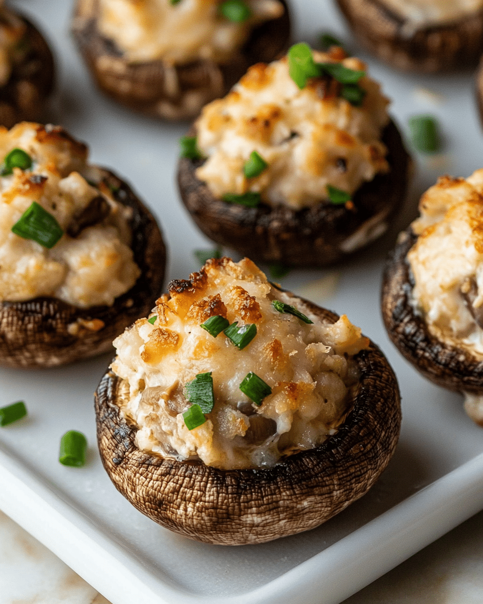 Crab Stuffed Mushrooms