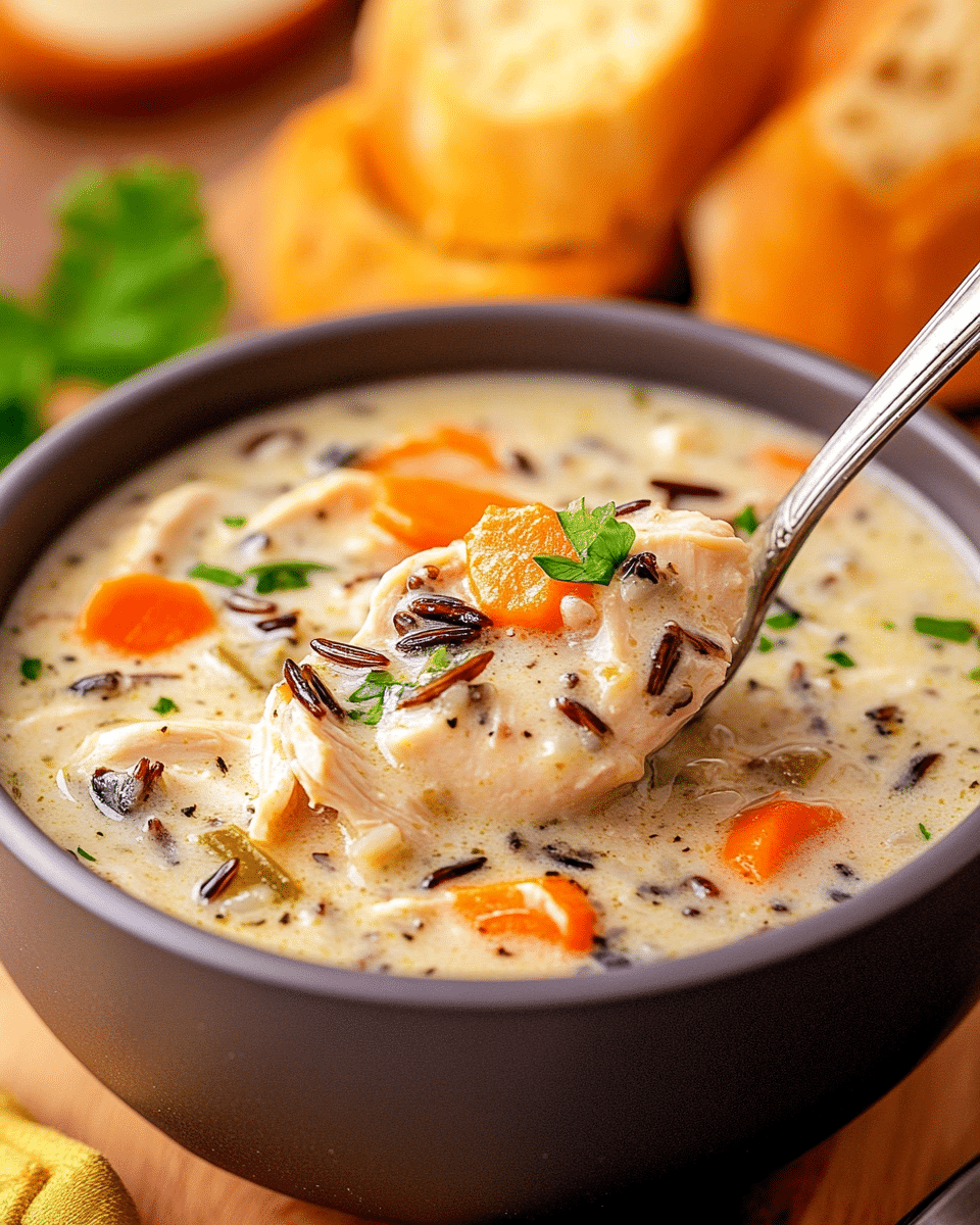 Creamy Chicken Wild Rice Soup