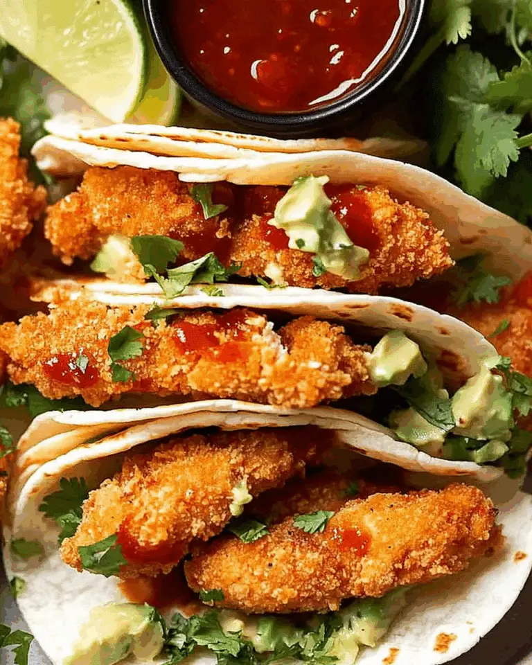 Crunchy Chicken Taco Fingers