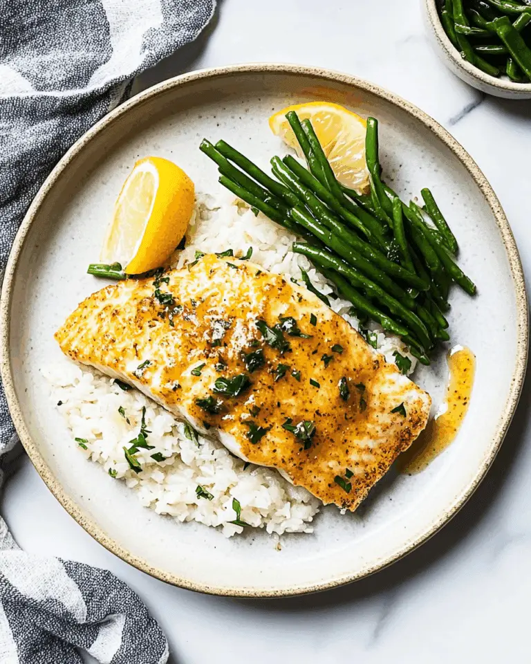 Garlic Lemon Butter Tilapia