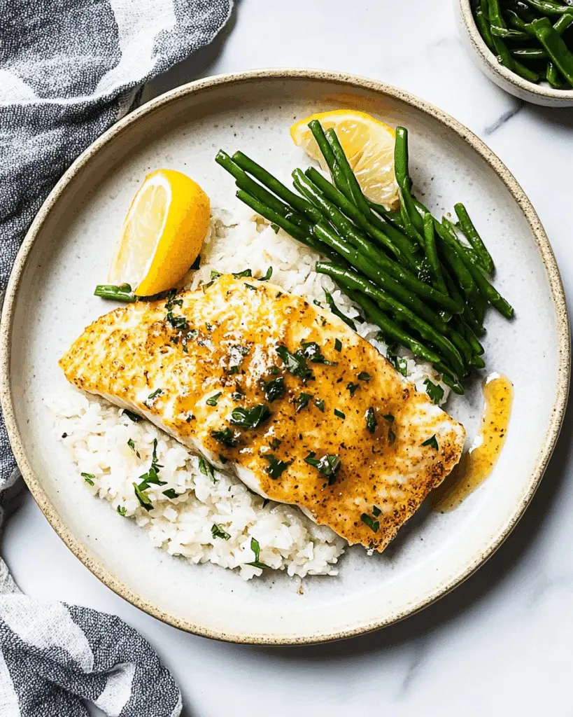 Garlic Lemon Butter Tilapia