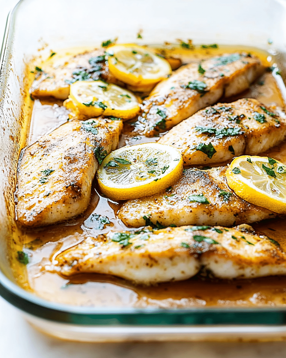 Garlic Lemon Butter Tilapia